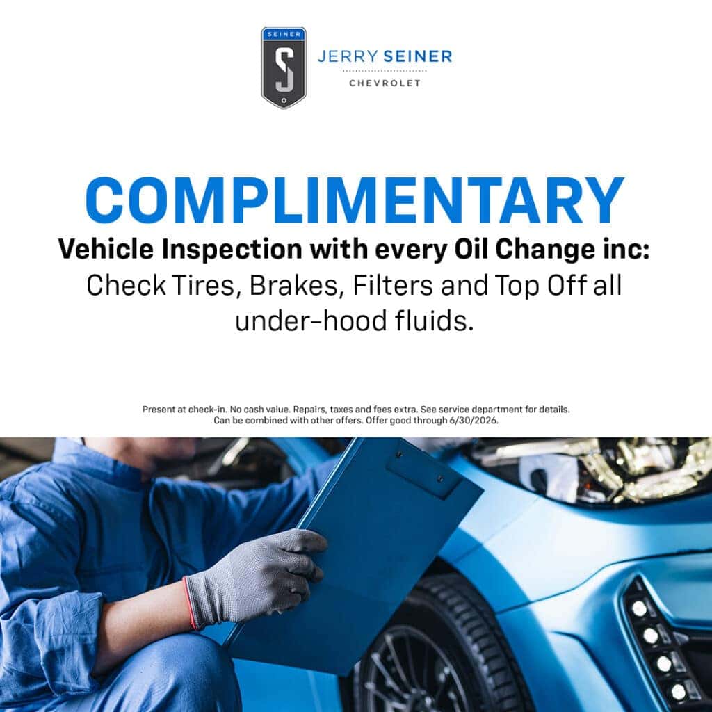 Seiner Chevrolet Service Offer