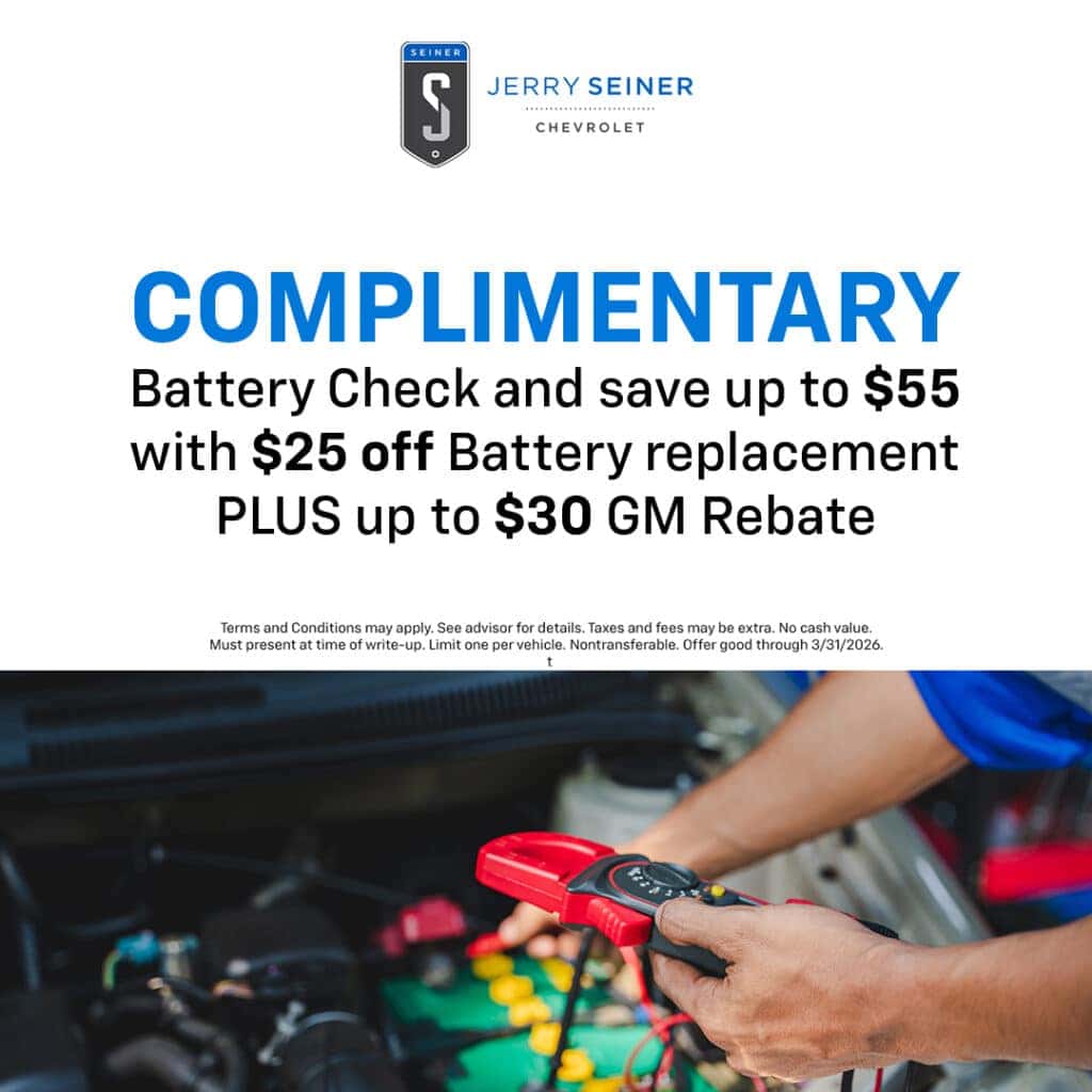 Seiner Chevrolet Service Offer