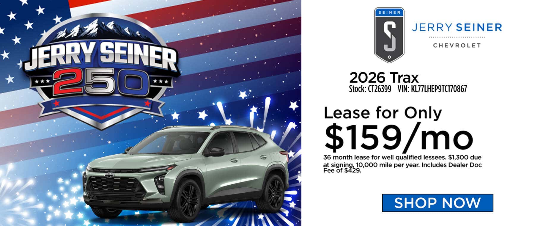 July 4th Trax $159 H