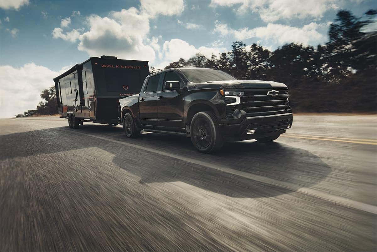 2026 Chevrolet Silverado 1500 Crew Cab 4x4 navigating winter snowpack along the Wasatch Front
