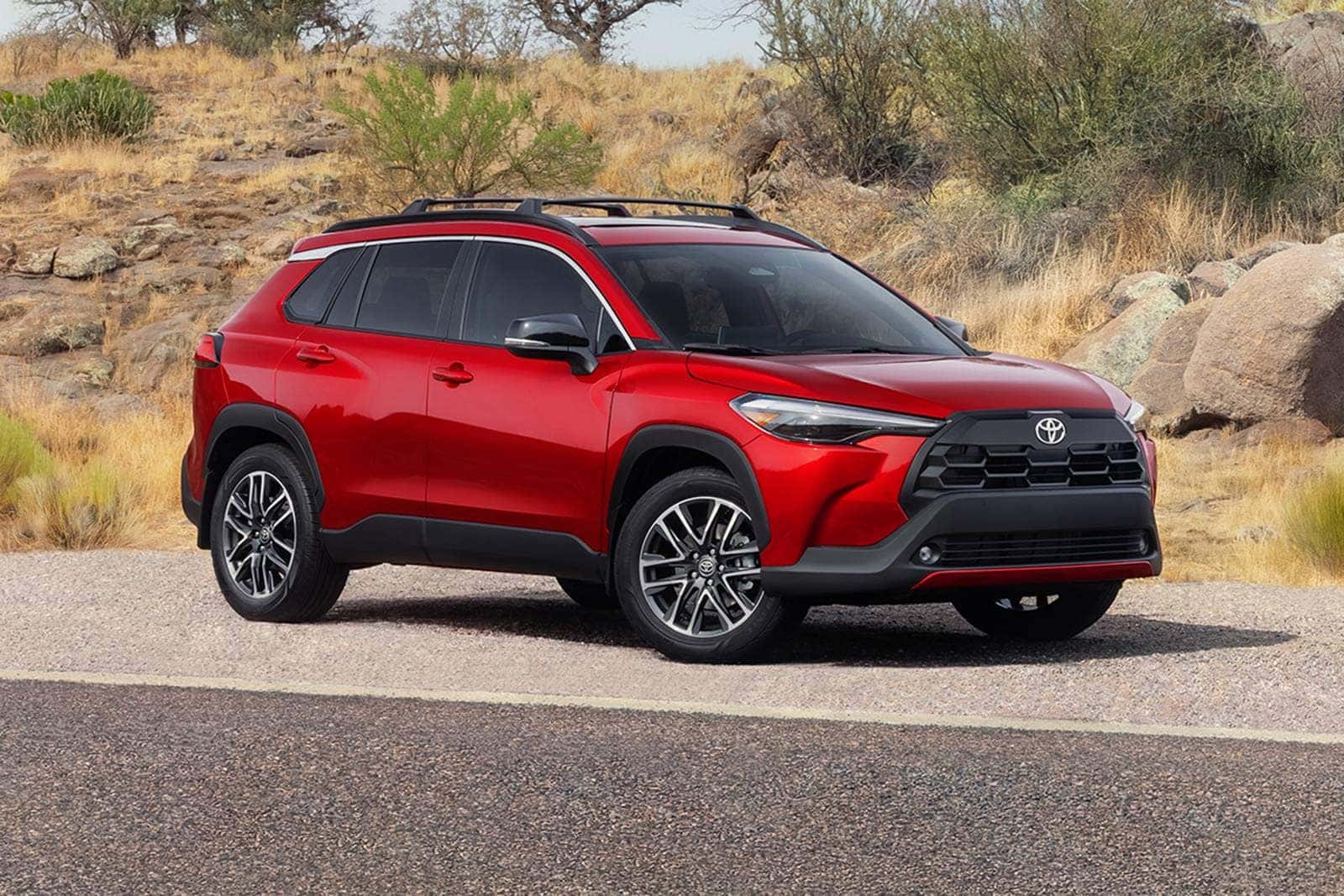 2026 Toyota Corolla Cross exterior profile showing crossover stance