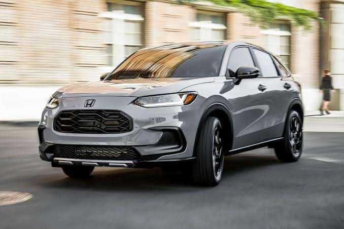 2026 Honda HR-V exterior profile showing subcompact crossover styling