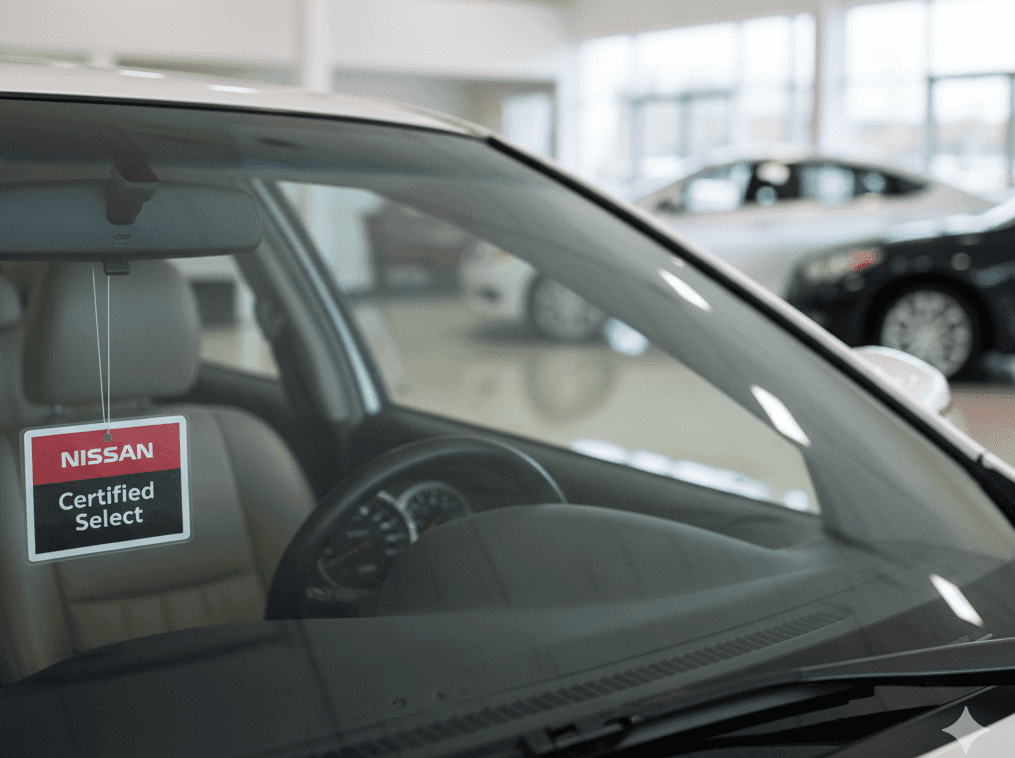 Certified Pre-Owned Nissan vehicle at Kelly Nissan in Oak Lawn IL