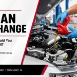 Oil change service for Nissan vehicles at Kelly Nissan service center