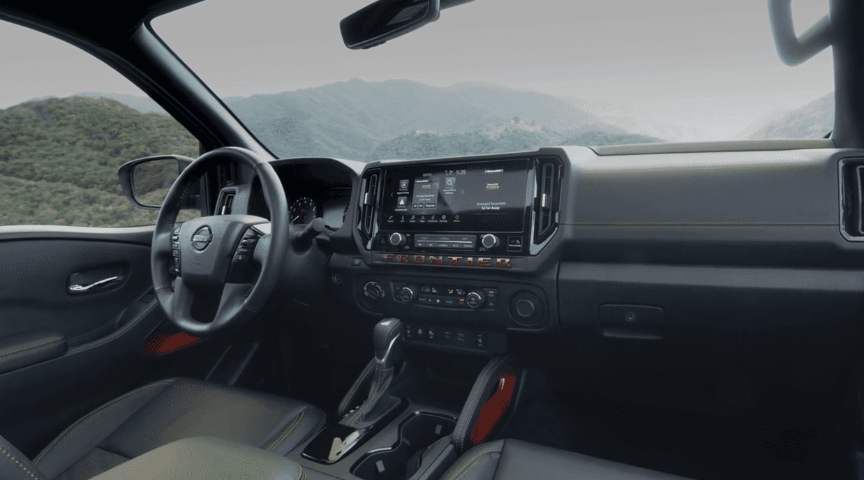 2025 nissan frontier pro-4x dashboard