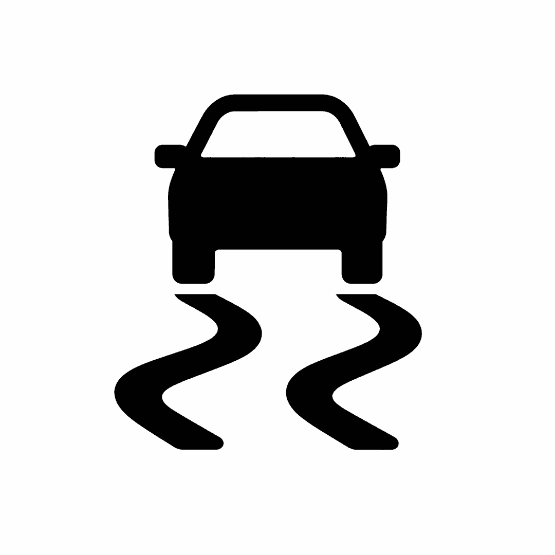 Nissan slip indicator light symbol