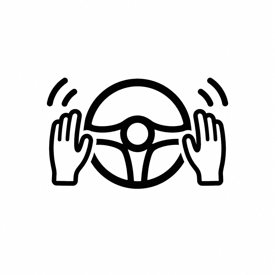 Nissan hands off warning light symbol