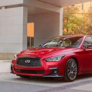 2021 INFINITI Q50 Red Sport I-LINE at Markham Infiniti