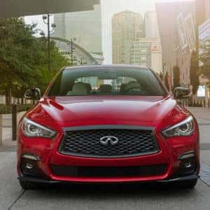 2021 INFINITI Q50 Red Sport I-LINE at Markham Infiniti