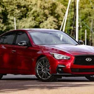 2021 INFINITI Q50 Red Sport I-LINE at Markham Infiniti