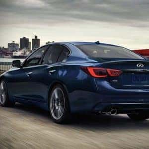 2021 INFINITI Q50 Blue Exterior at Markham Infiniti