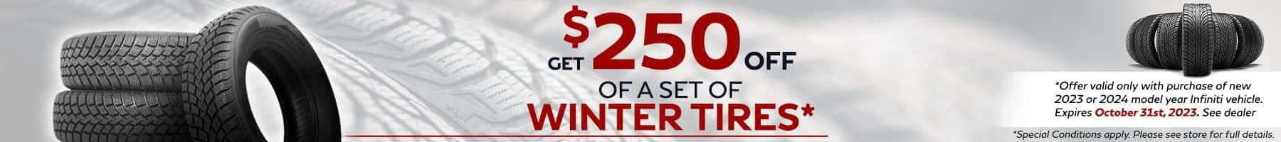 Infiniti-Get 250 Off on winter tires-1800×200