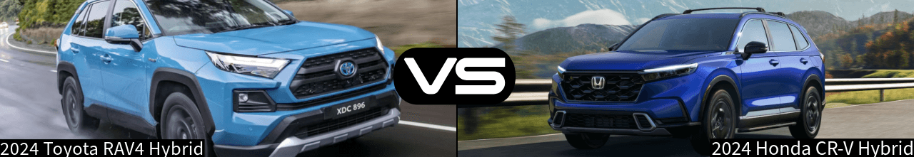 Compare The 2024 Toyota RAV4 Hybrid And The 2024 Honda CR-V Hybrid