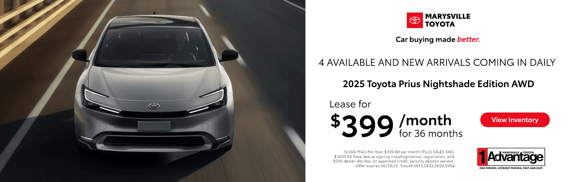 2025 Toyota Prius Nightshade Edition AWD