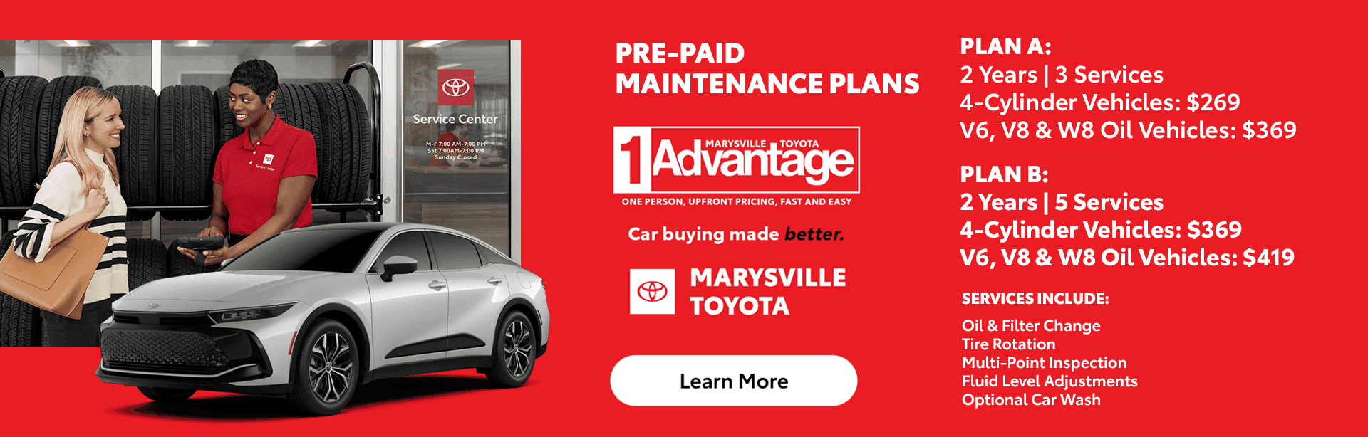 PRE-PAID MAINTENANCE PLANS