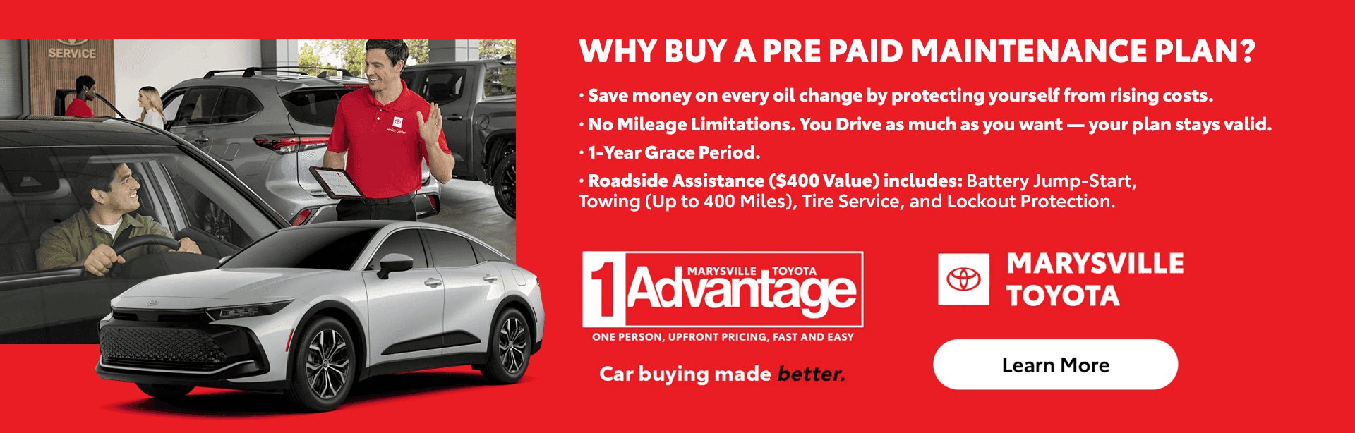 WHY BUY A PRE PAID MAINTENANCE PLAN?