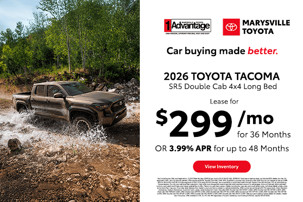 2026 Toyota Tacoma SR5 Double Cab 4x4 Long Bed