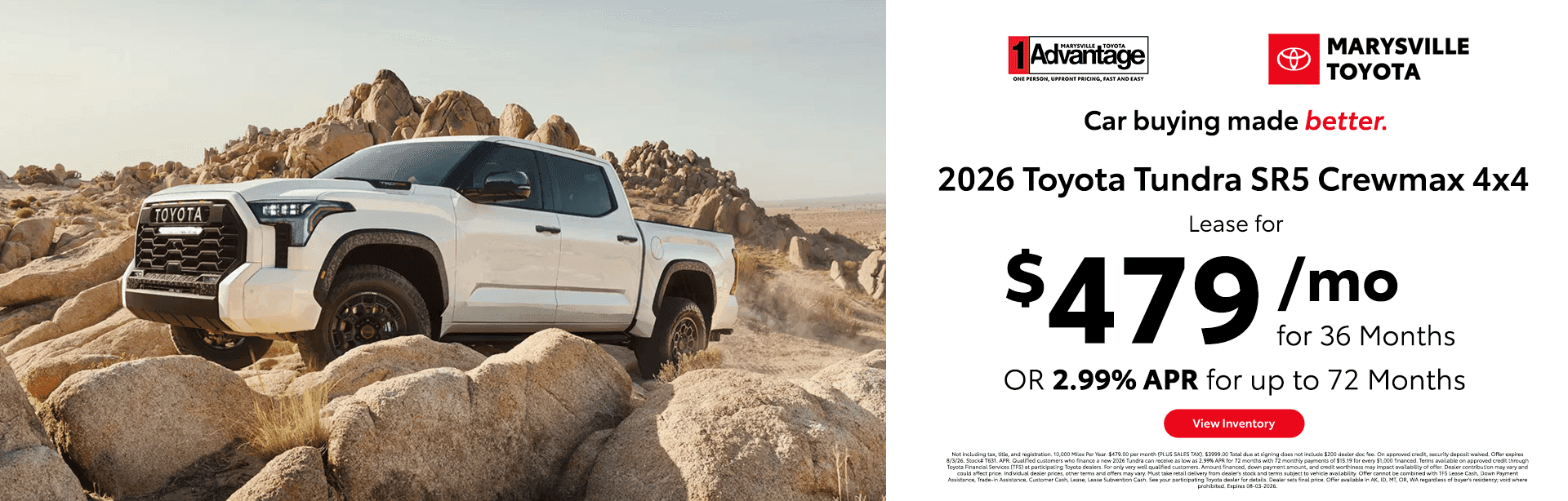 2026 Toyota Tundra SR5 Crewmax 4x4