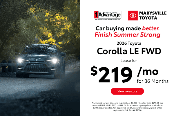 2026 Toyota Corolla LE FWD