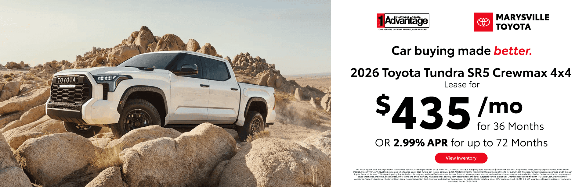 2026 Toyota Tundra SR5 Crewmax 4x4