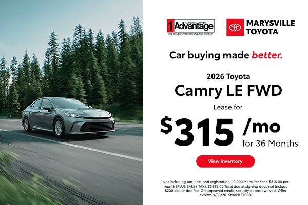 2026 Toyota Camry LE FWD