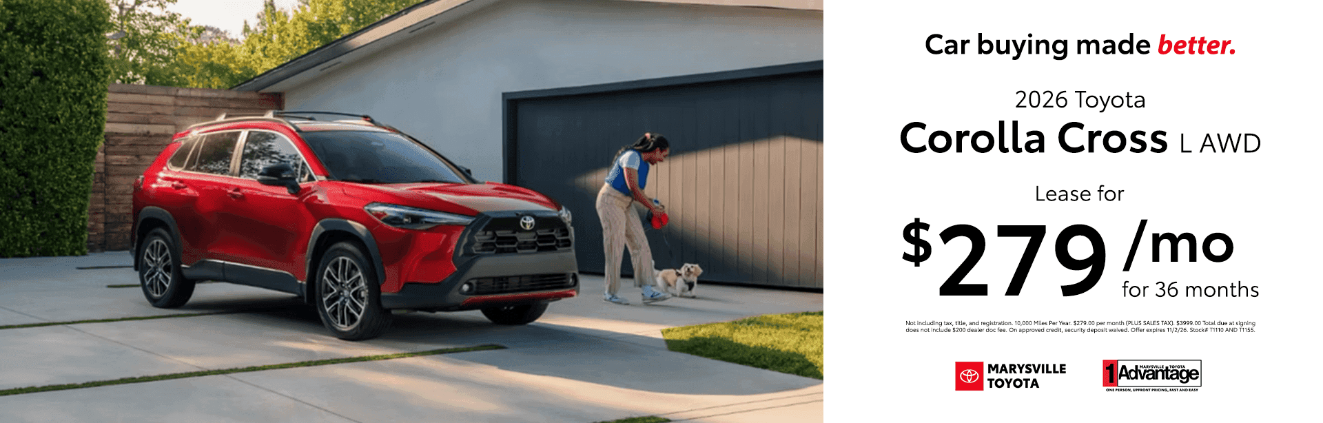 2026 Toyota Corolla Cross L AWD