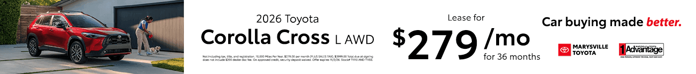 2026 Toyota Corolla Cross L AWD