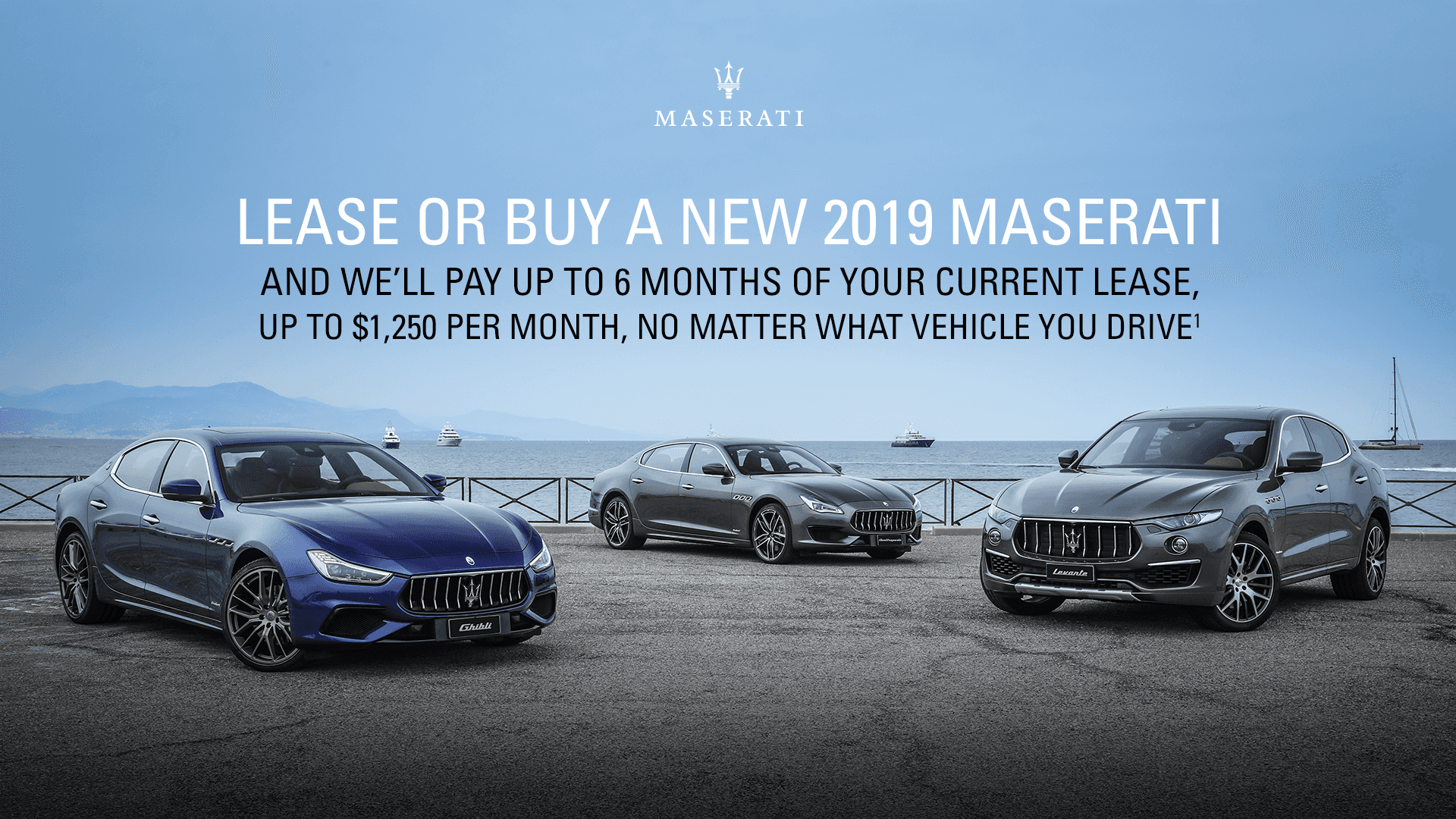 Lease or Buy a New 2019 Maserati