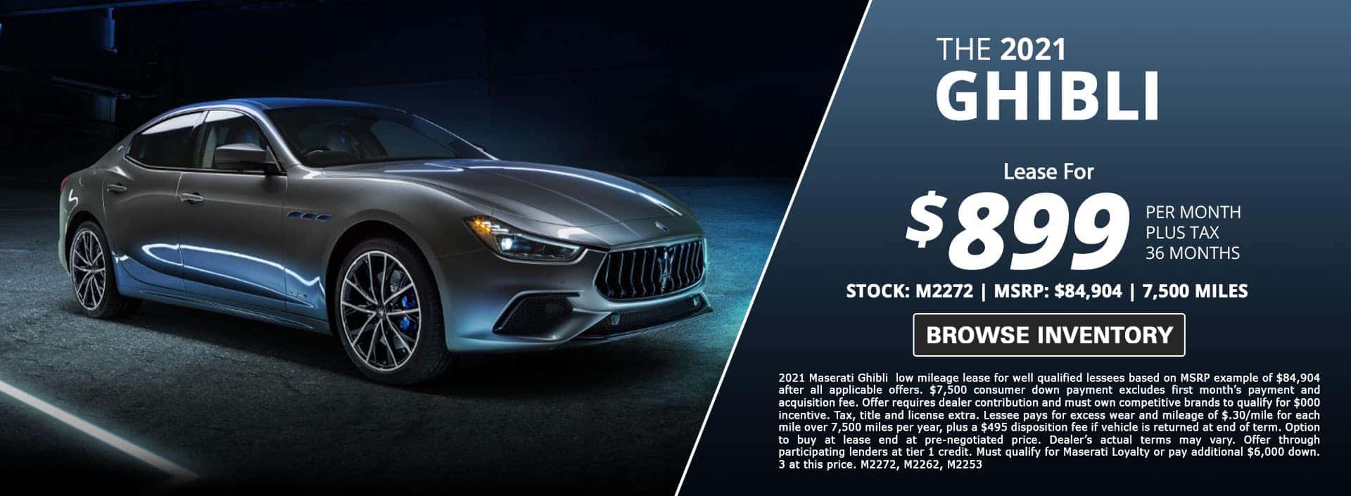 maserati ghibli lease special for sale in city of industry
