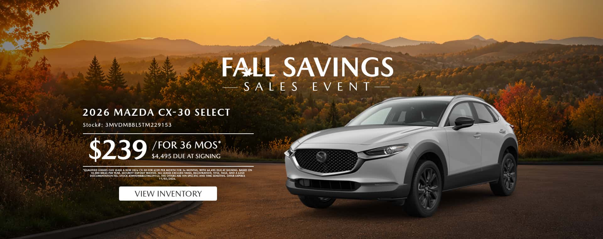 Fall Savings