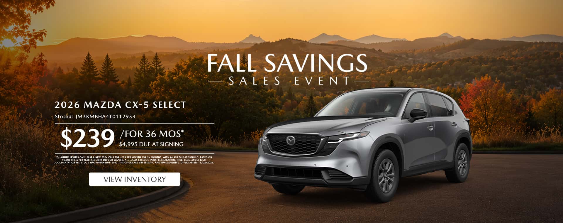 Fall Savings