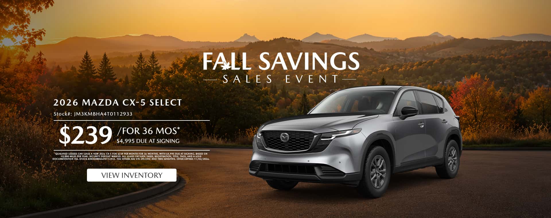 Fall Savings
