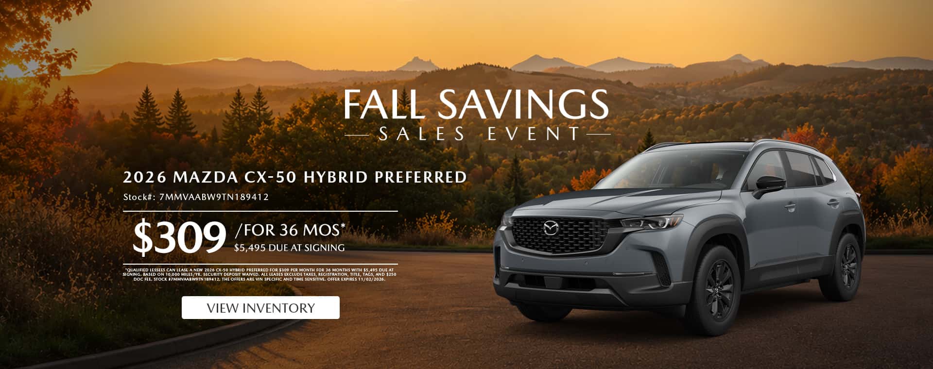 Fall Savings