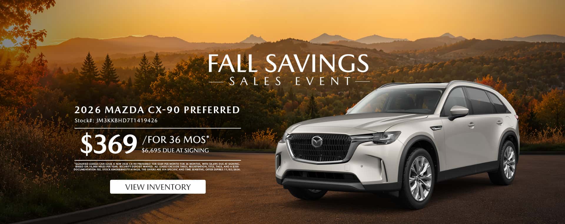 Fall Savings