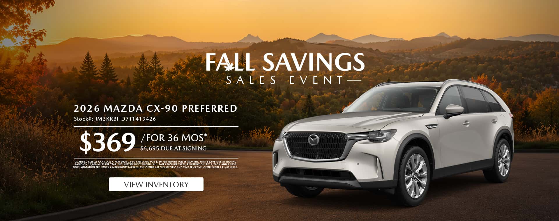 Fall Savings