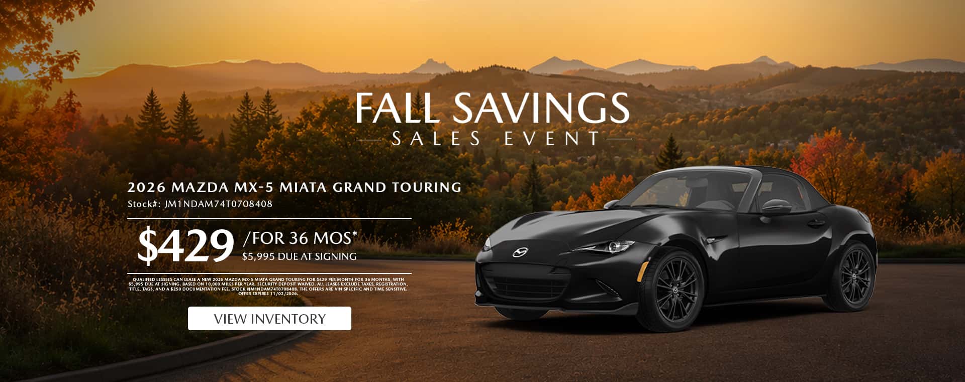 Fall Savings