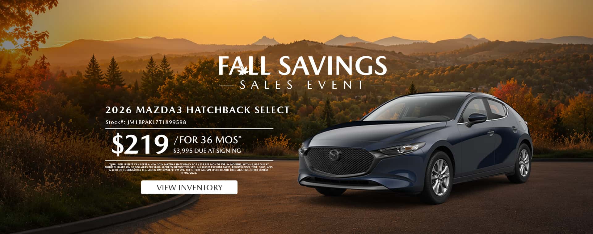 Fall Savings