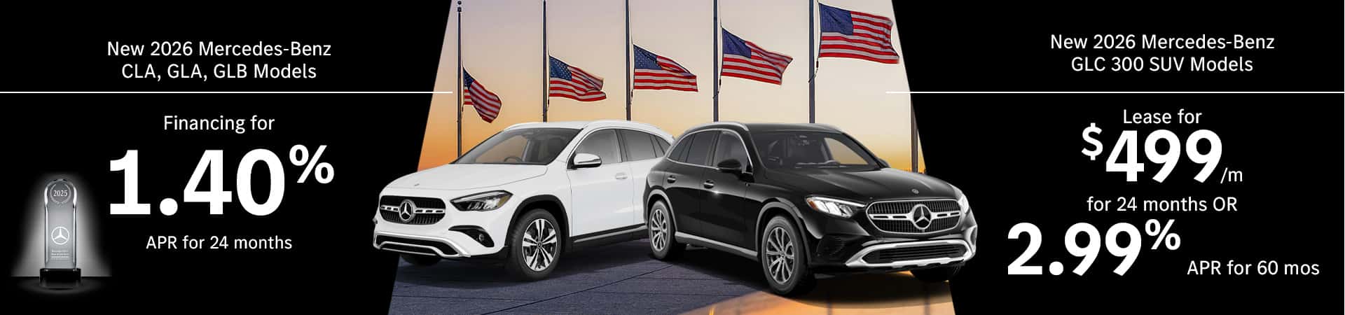 mercedes-benz of hampton virginia new 2026 cla gla glb and glc 300 offers