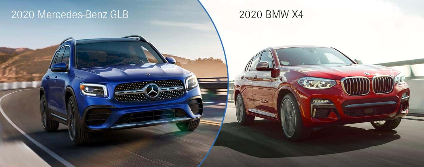 Compare The 2020 Mercedes Benz Glb Suv Vs 2020 Bmw X4 Chicago Il