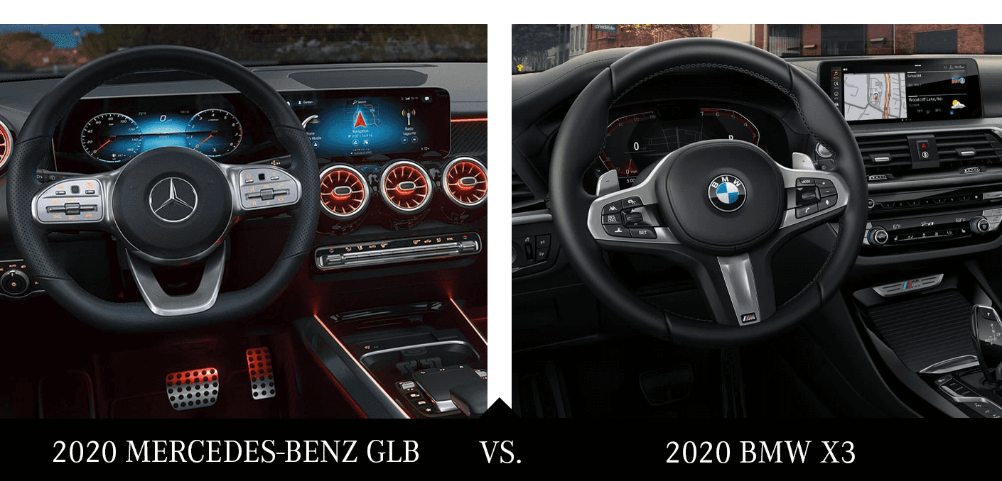 2020 Mercedes-Benz GLB vs 2020 BMW X3 Safety Features
