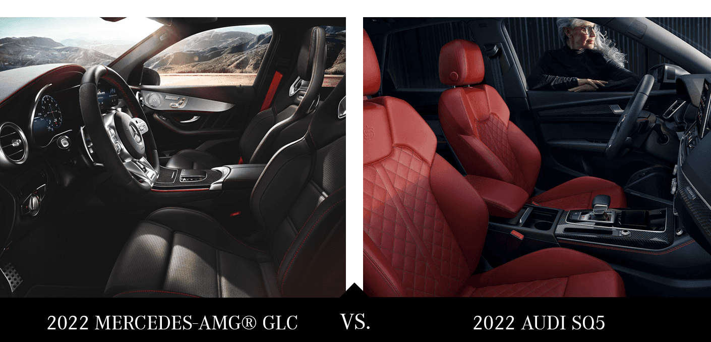 2022 Mercedes-AMG® GLC 63 S Vs. 2022 Audi SQ5 Performance