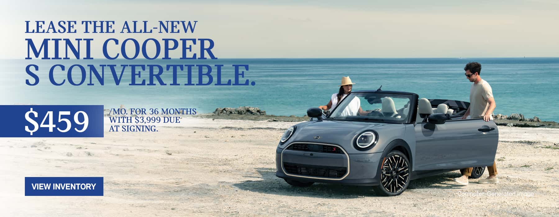 MINI Cooper S Convertible dropped top.