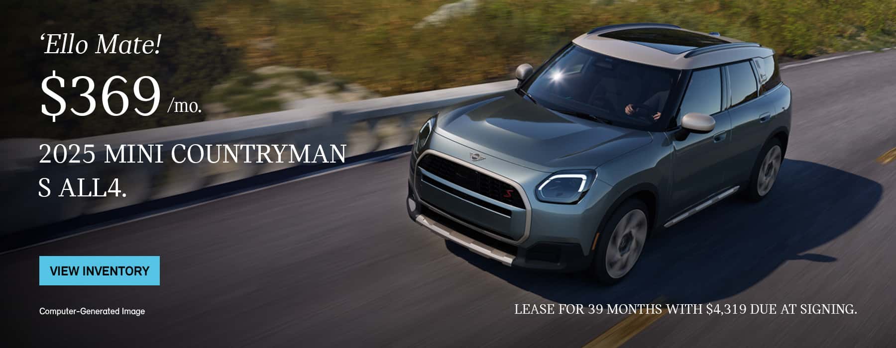 Countryman S ALL4 driving.