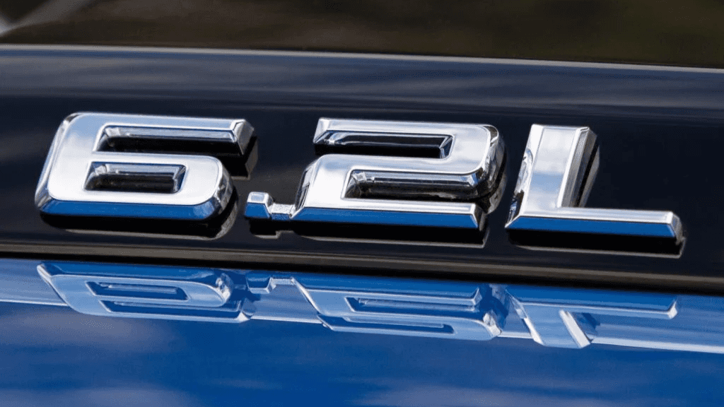Pair Of Silver 6.0L Engine Badge Emblems For GMC Yukon & Sierra Pickup - Genuine Style