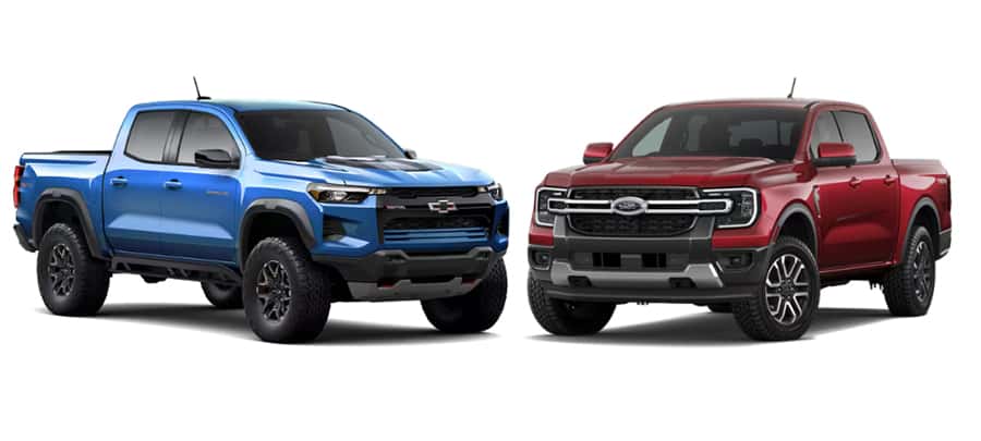 Chevy Colorado vs Ford Ranger