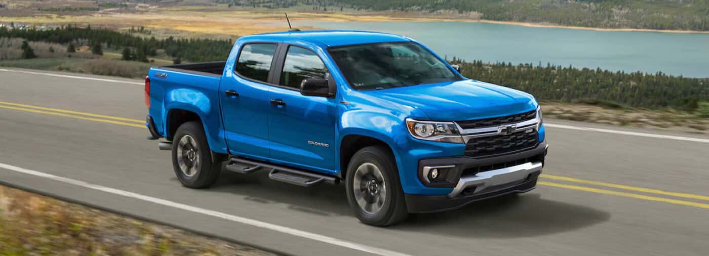 blue chevy truck