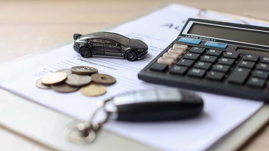 Car Payment Calculator on a document