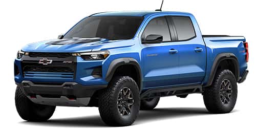 Blue Chevy Colorado Truck