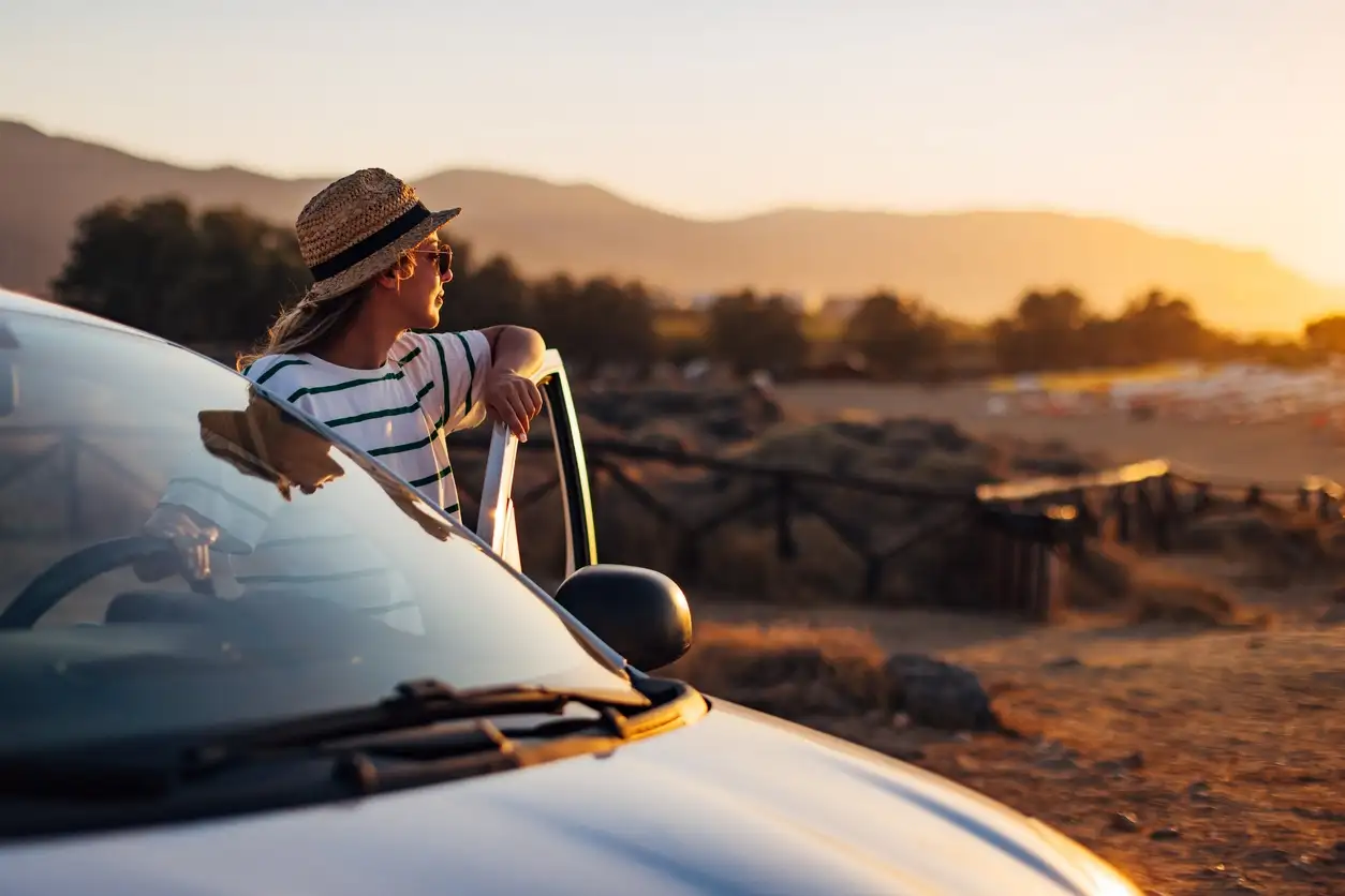 summer road trip on Las Vegas