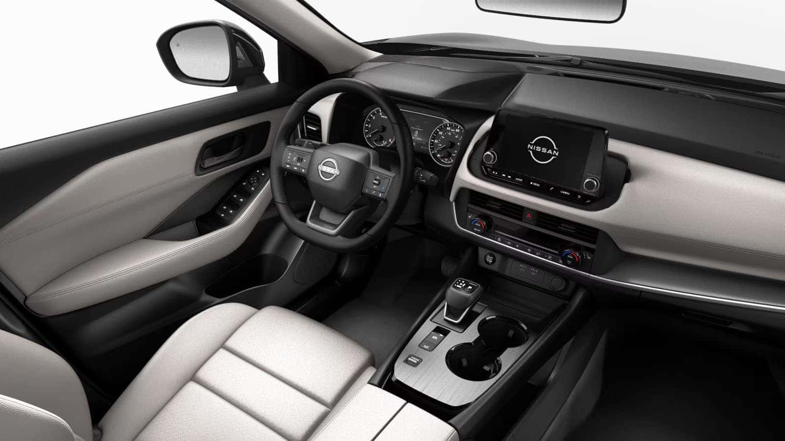 2025 Nissan Rogue SV Trim Model Interior Light Gray